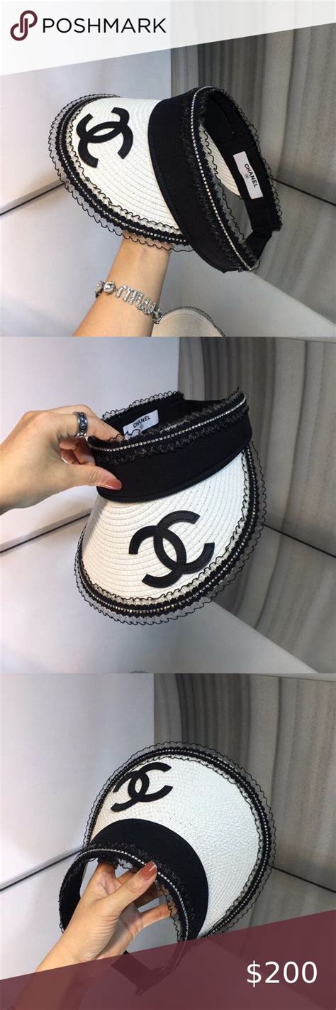 chanel sunvisor|Chanel headbands women.